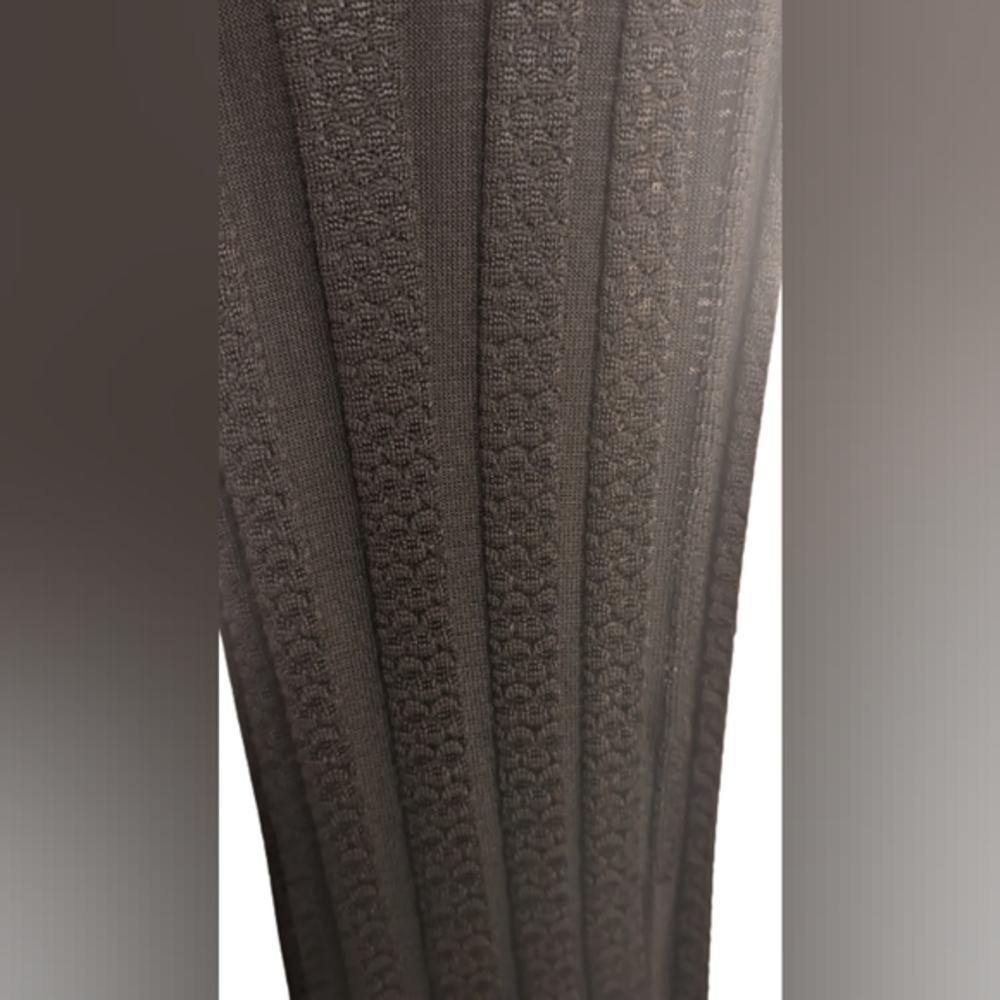 EUC Missoni black knit swim cover up sleeveless form fitting sexy viscose flared